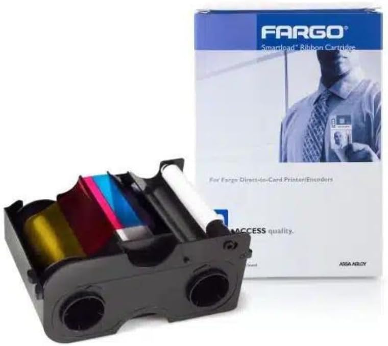 HID FARGO DTC1250e YMCKO Ribbon Bundle Two Pack 045000